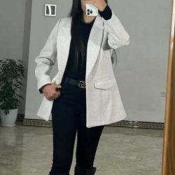 کت فوتر آستردوزی شده سانلی نخ ترک